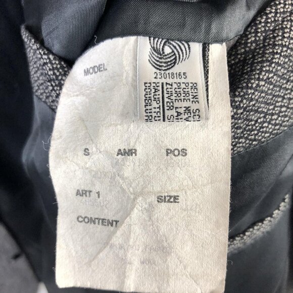 Hugo Boss Blazer Mens Extra Large Gray Wool Herringbone Sport Coat Suit Jacket - Picture 9 of 16